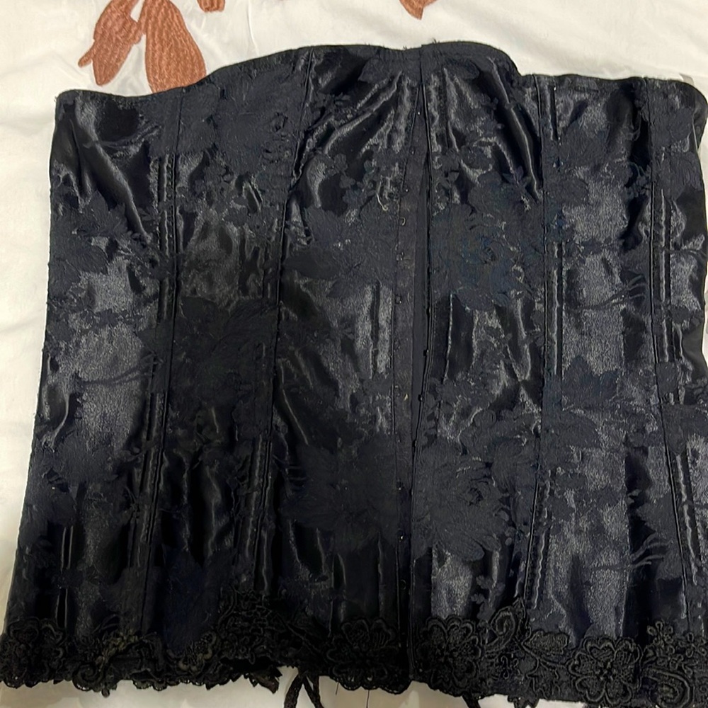 Black corset victoria secret size L